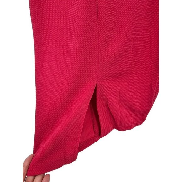 Raspberry Pencil Sheath Dress - Picture 3 of 7